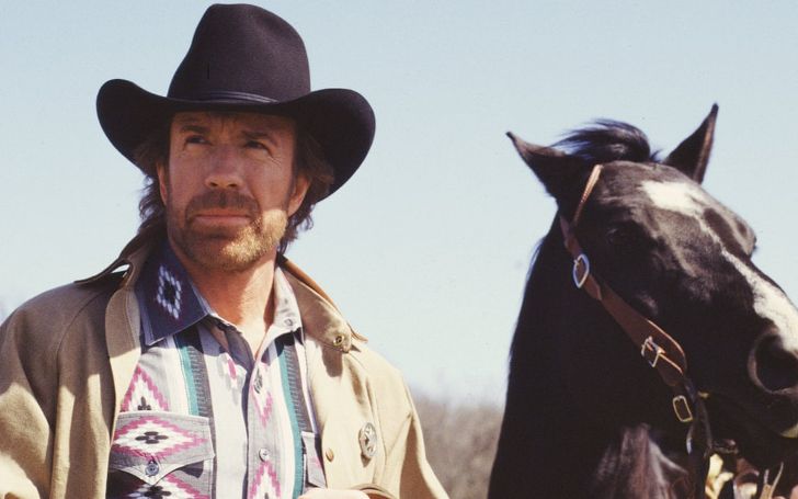 Chuck Norris as a ranger in tv-series, Walker